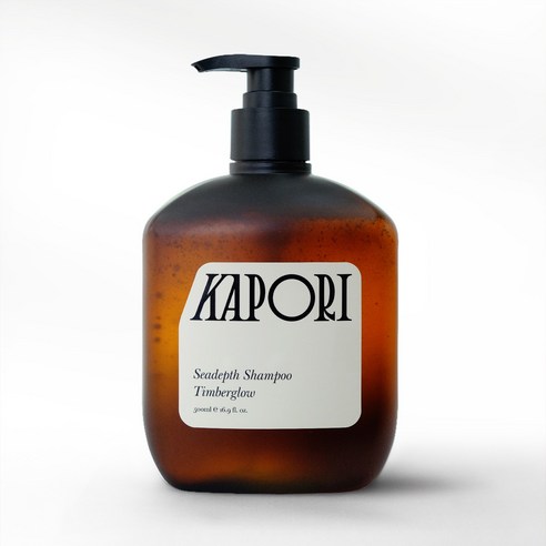 카포리 영양공급용 모근강화 탈모 샴푸 우디향, 500ml, 1개